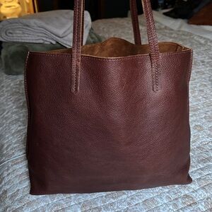 Large Nutmeg August Tote - Portland Leather Goods